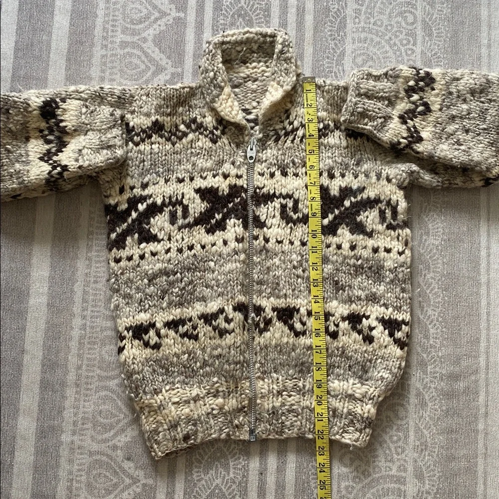 Vintage 1950s/1960s Wool Cowichan Sweater